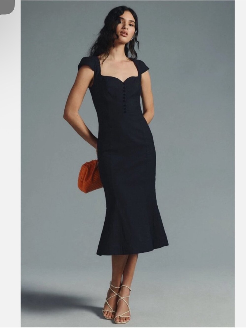 Anthropologie the Cecily Fit & Flare Sweetheart dress by Maeve